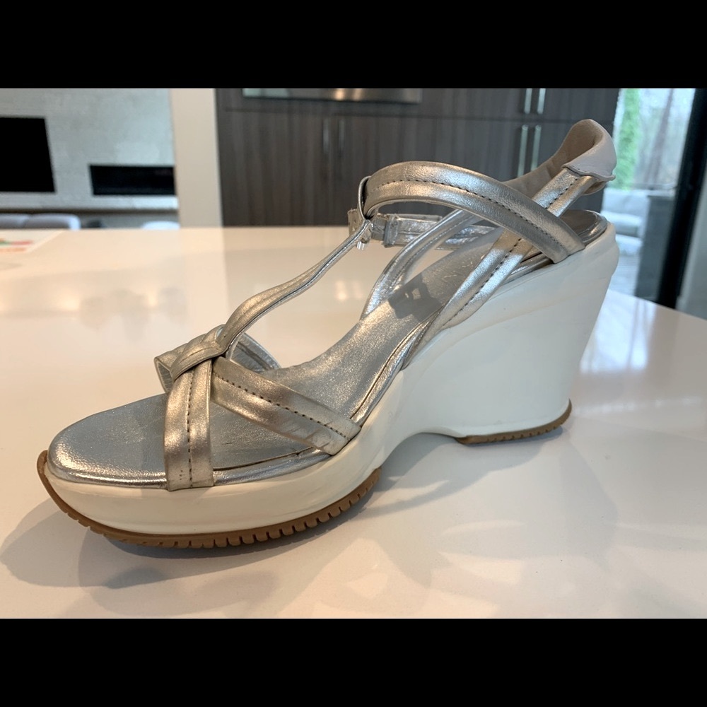 Hogan wedge sandals, US size 7-very comfy!